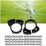 Yominerr 50 Pièces Colliers de Serrage pour Tuyaux PE Φ16 Tuyau D'Irrigation Fixé pour Éviter les Fuites D'Eau Accessoires de Tu