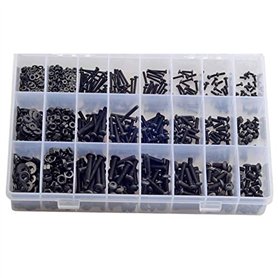 TsoLay M2M3M4 Lot de 1080 têtes rondes plates hexagonales 10