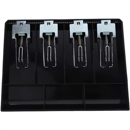 Cpolebev Pochette Rigide Caisse de Caisse Enregistreuse Nouveau Classifier Magasin Caissette à Monnaie Coffret à Tiroir-Caisse P
