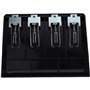 Cpolebev Pochette Rigide Caisse de Caisse Enregistreuse Nouveau Classifier Magasin Caissette à Monnaie Coffret à Tiroir-Caisse P