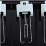 Cpolebev Pochette Rigide Caisse de Caisse Enregistreuse Nouveau Classifier Magasin Caissette à Monnaie Coffret à Tiroir-Caisse P