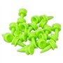 Yheonver Lot de 100 petits tees de golf en plastique - 2,2 cm - Vert