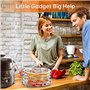 Oikabio Appareil de déshydratation en acier inoxydable compatible avec Ninja Foodi Casserole de cuisson et friteuse à air chaud 