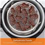 Oikabio Appareil de déshydratation en acier inoxydable compatible avec Ninja Foodi Casserole de cuisson et friteuse à air chaud 