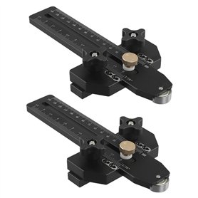 Bnnlqpsttg Lot de 2 Guides de Gabarit pour Scie Sauteuse à Table pour Réaliser des Coupes Répétitives de Bandes Fines et Étroite