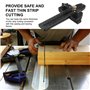 Bnnlqpsttg Lot de 2 Guides de Gabarit pour Scie Sauteuse à Table pour Réaliser des Coupes Répétitives de Bandes Fines et Étroite