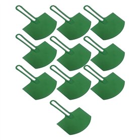 Voragrl Lot de 10 grattoirs à cendres en plastique trempé en forme d'arc pour plâtrage