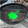Voragrl Lot de 10 grattoirs à cendres en plastique trempé en forme d'arc pour plâtrage, plâtre, planche à cendres, pelle en form