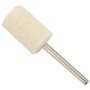 Peowuieu Lot de 20 disques de polissage en feutre pour montres polonaises - Accessoires de fixation - Tige de 1/8"