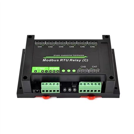 Feeuid Module De Relais À 8 Canaux DIN avec RS485