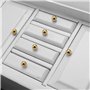Pmkvgdy Bibliotheque Cabinet Multifonctionnel en Bois Mobilier Miniature pour 1/12 de Poupee - Blanc