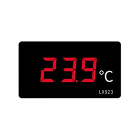 GANMEI ThermomèTre de Piscine avec Affichage LED et ThermomèTre à Sonde éTanche pour Aquarium D' Compteur de TempéRature ExtéRie