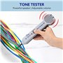 OUHUAN Kit GéNéRateur de Tonalité, Testeur de Circuit Traceur de, Testeur de Recherche de DéTecteur de Toner de Câble Haute PréC