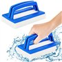 Xbsduih Lot de 2 Brosses de Nettoyage de la Piscine Éponge Abrasive pour le Nettoyage de Lave-Sèche-linge Cuisine, Baignoire, Ca
