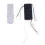 CAIONPLE Kit de Télécommande Universelle pour Ventilateur de Plafond 50W à 6 Vitesses avec Fonction de Minuterie pour Éclairage 