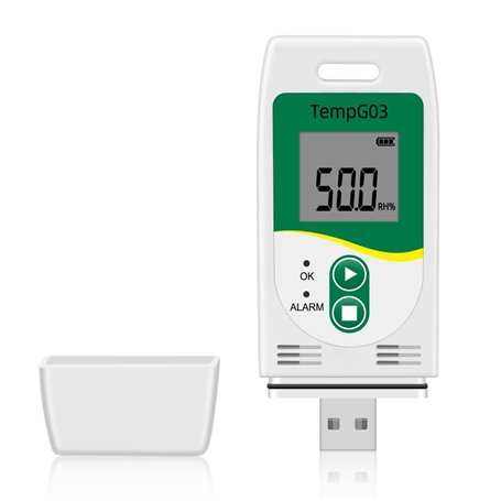 yomoe TempG03 Enregistreur de Données de Température et D'Humidité USB Enregistreur de Données de Température Réutilisable Enreg