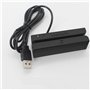 Dxoniislh 4X MSR90 USB Lecteur de Carte à Bande MagnéTique Lecteur de Carte Bande 3 Pistes Mini Swiper pour USB PC