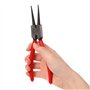 Xbsduih Lot de 4 pinces pour anneaux élastiques 180 mm pour anneaux élastiques pinces pour anneaux élastiques pinces courbes int