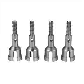 Mocturnity Lot de 4 essieux de roue RC 1/18 pour A949 / A959 / A969 / A979 / K929 Jouet tout-terrain