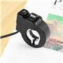 Cpolebev VéLo éLectrique 2 en 1 Clignotant Bouton de Commutation PièCes de VéLo éLectrique Accessoires Moto VéLo éLectrique Scoo