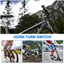 Cpolebev VéLo éLectrique 2 en 1 Clignotant Bouton de Commutation PièCes de VéLo éLectrique Accessoires Moto VéLo éLectrique Scoo