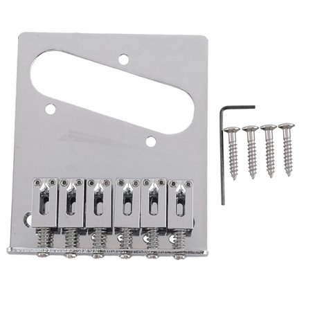 Lumlflc 1 de chevalet de guitare électrique 6 réglables pour guitare électrique TL Accessoires de remplacement Noir