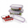 Ensemble de Boîtes à Lunch Quid Frost (3 pcs) Verre 0,37 - 0,64 - 1,04 l 36,99 €