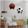 Sxmrmnx 8X Support de Ballon Médicinal, Support Mural pour Ballon d'exercice pour Ballon de Yoga de Stockage de Garage de Salle 