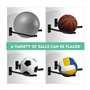 Sxmrmnx 8X Support de Ballon Médicinal, Support Mural pour Ballon d'exercice pour Ballon de Yoga de Stockage de Garage de Salle 