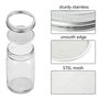 Xbsduih Couvercle de Bocal Germoir en Acier Inoxydable Argenté de 4 Pièces, de 86 mm de Diamètre, pour Bocal Large à Ouverture L