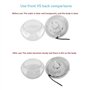 Ujjdwiurgh Purificateur d'air Laveur à Base d'eau, Rafraîchisseur d'air avec 7 Lumières LED Changeantes de Couleur, Revitalisant
