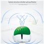 Ujjdwiurgh Purificateur d'air Laveur à Base d'eau, Rafraîchisseur d'air avec 7 Lumières LED Changeantes de Couleur, Revitalisant
