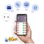 Nettoppo SMS GSM 4G LTE 8 Canaux Relais Interrupteur Marche/Arrêt pour Commande de Moteur D'Ouvre-Porte SM8-WLTE APP Télécommand