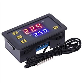 RIYAN W3230 Ac110-220V Ligne de Sonde 20A Thermostat D'Affichage à Led de Contrôle de Température Numérique avec Instrument de C