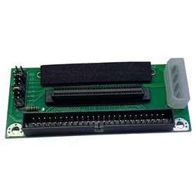 Asuinxurr Carte adaptateur Scsi SCA 80 broches vers 68 broches vers disque dur IDE 50 broches