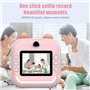Dunlea 32G Memory Children Mini Camera HD Digital Photography Camera Instant Print Camera pour Girl Blue