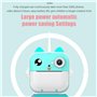 Dunlea 32G Memory Children Mini Camera HD Digital Photography Camera Instant Print Camera pour Girl Blue