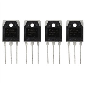 ZIUTPDAX Lot de 4 transistors de puissance IGBT 1200 V 313 W FGA25N120
