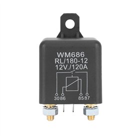 Mocturnity Relais de coupure de batterie CC 12 V/120 A - Charge de pointe pour voiture (12 V/120 A)