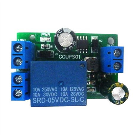 Kznifmk CCUPS01 Carte de Coupure D'Urgence UPS DC6V-60V Carte de Contrôle Protection Contre les Coupures de Courant Module de Co