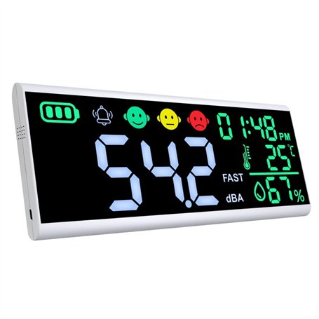 Eeuye Décibelmètre 13 Pouces 30-130 DB Sonomètre