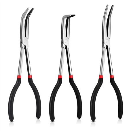 Giwnhvx Lot de 3 Pinces à Bec Effilé de 11 Pouces
