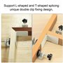 Ujjdwiurgh Pince à Angle Droit 90 Degrés, 2 Pièces, Pinces D'Angle, Équerres de Positionnement en T, Outil de Serrage avec Mâcho