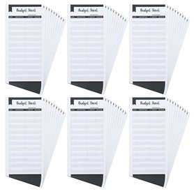 Remingtape Lot de 60 formulaires de collecte de dépenses - Noir - Enveloppes pour un usage personnel et commercial