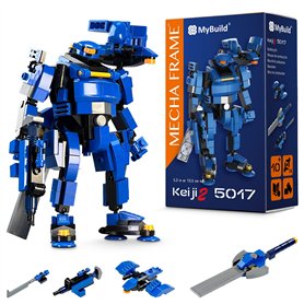 MyBuild Keiji 2 5017 Robot Mech en Blocs de Construction de la série Sci-FI ; Blocs de Construction Mech ; Robot Jouet idéal ave