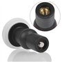 Tuccbay 8 Vis de SièGe de Toilette Charnières de SièGe de Toilette Boulon Expansible écrous Supérieurs en Caoutchouc Fixations