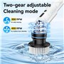 Okeeyseda 9 Têtes de Brosse Remplaçables Brosse de Nettoyage sans avec Manche Long Réglable et Détachable, Résistant à l'eau IPX