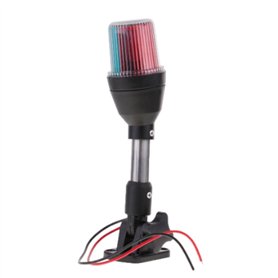 FYOBOT Lumière D'Ancre de Bateau LED Yacht LED Feu de Signalisation de Navigation Tricolore Éclairage Tricolore Rouge Vert Blanc