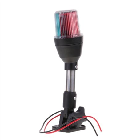 FYOBOT Lumière D'Ancre de Bateau LED Yacht LED Feu de Signalisation de Navigation Tricolore Éclairage Tricolore Rouge Vert Blanc