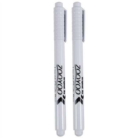 NONDK 2PC Marqueur De Craie Liquide Pour FenÊTre Verre Noir Blanc